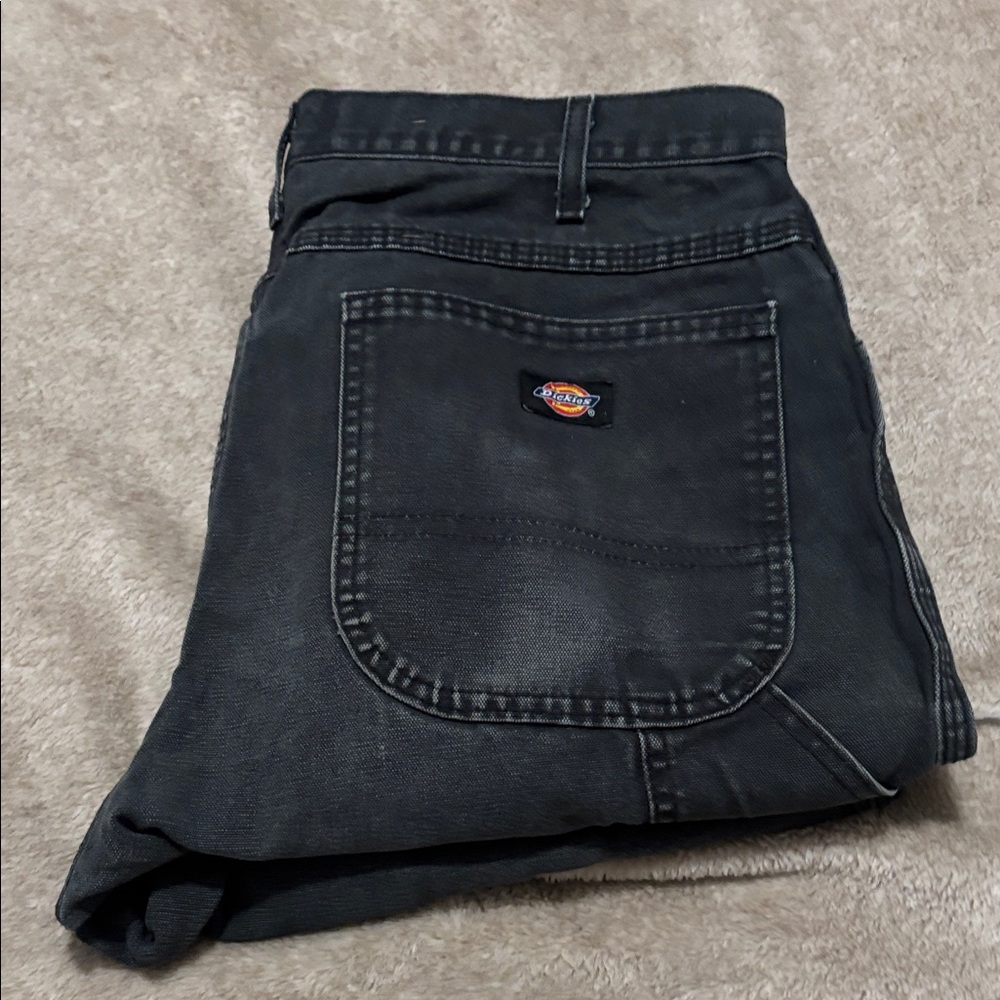 Dickies Cargo Men's Black work Relaxed Jeans